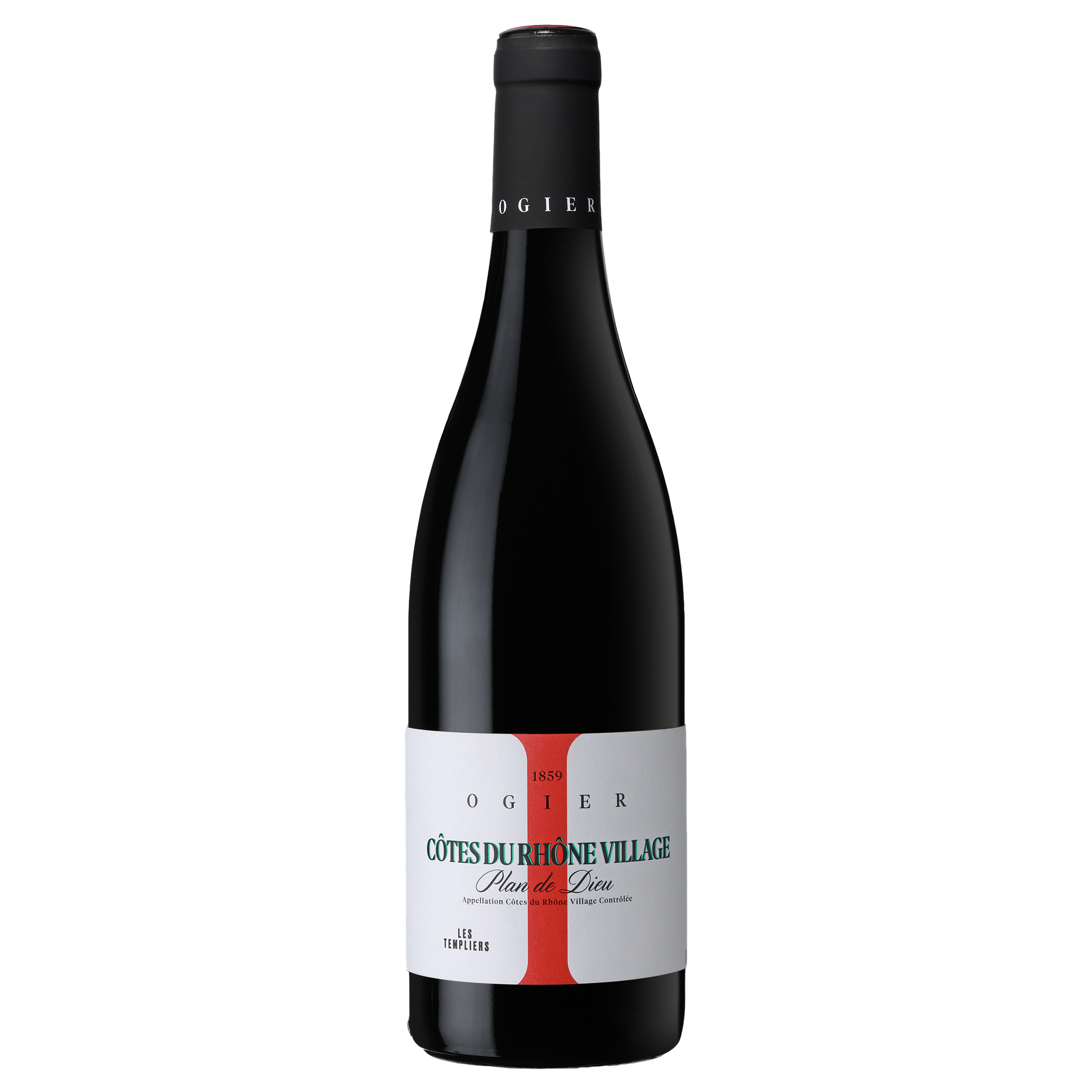 Domaine OGIER AOP Côtes du Rhône Villages Plan de Dieu Les Templiers 75 cl (2024/2025) Rouge