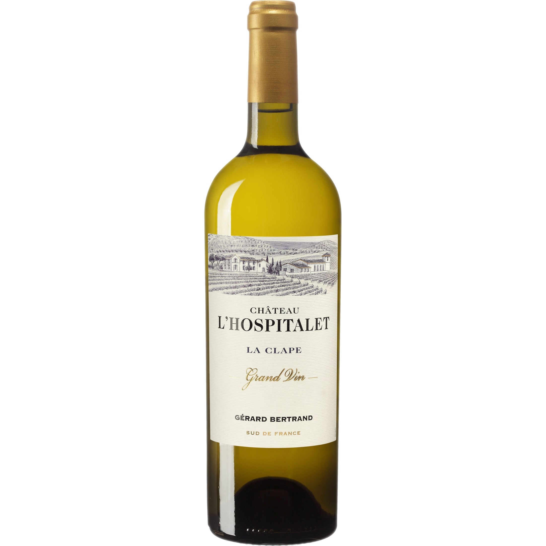 Gérard BERTRAND AOP La Clape Château l’Hospitalet Grand Vin 75 cl (2023) Blanc  - BIO