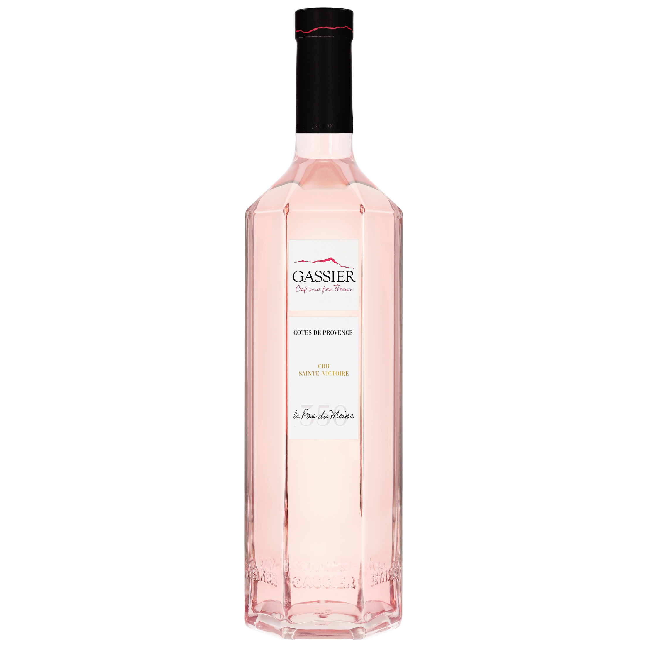 Domaine Gassier Le Pas du Moine 350 AOP Côtes de Provence Sainte-Victoire 75 cl (2024/2025) Rosé - BIO